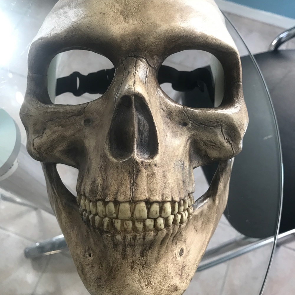 Custom Skull Mask from Etsy